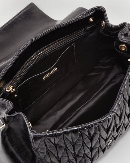 miu miu matelasse lux chain shoulder bag|Black Matelassé Nappa Leather Shoulder Bag .